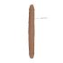 RealRock Double Dong 18 - double dong (46cm) - brun foncé