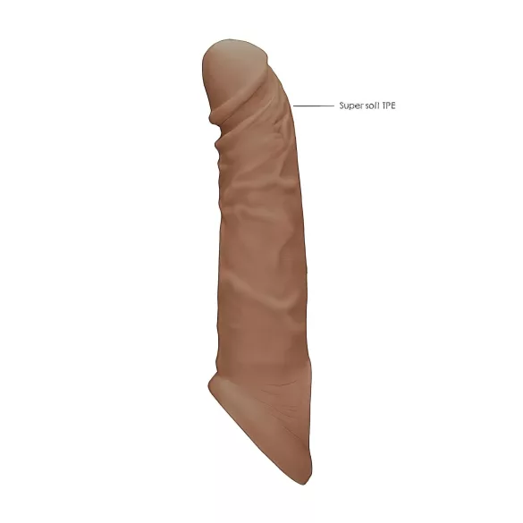 RealRock - gaine pénis 21cm - couleur chair foncée