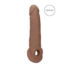   Gaine Pénienne RealRock 9'' (21,5cm) - Naturel Foncé