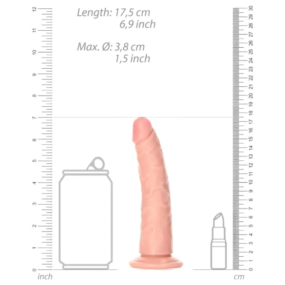 RealRock - gode réaliste - 15,5 cm - couleur chair