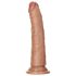 RealRock Slim - dildo réaliste 15,5cm (nature foncée)
