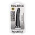 RealRock Slim - Godemichet réaliste 15,5 cm (noir)