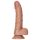 RealRock - Dildo ventouse et testicules - 15,5cm (brun naturel)