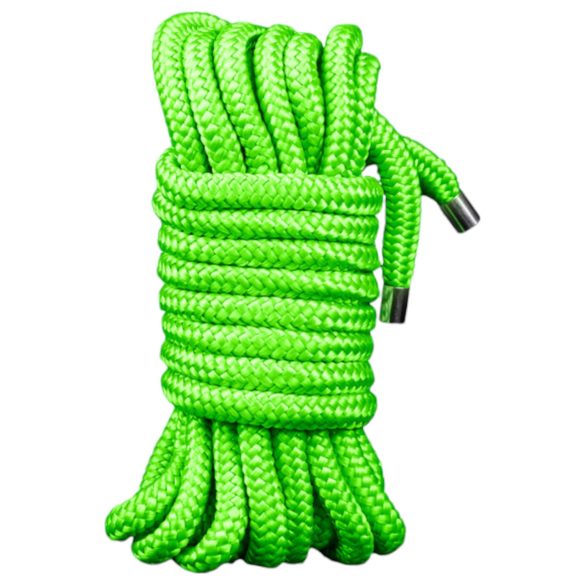 Ouch! - corde bondage lumineuse - 10m (verte)