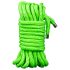 Ouch! - corde bondage lumineuse - 10m (verte)