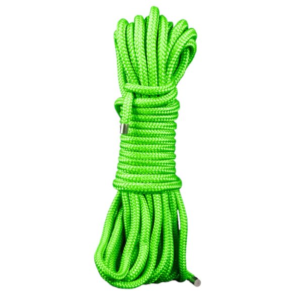 Corde bondage lumineuse 5m - Vert