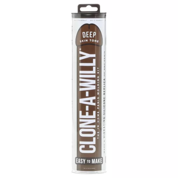 Clone-a-Willy - kit moulage pénis avec vibromasseur - marron