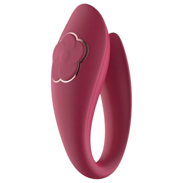 Raytech Rose - vibromasseur rouge, étanche et rechargeable