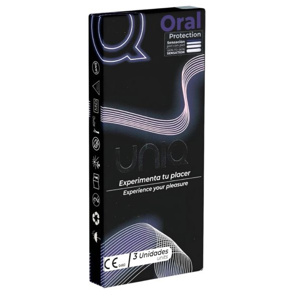Uniq - préservatif oral sans latex (3 pièces)