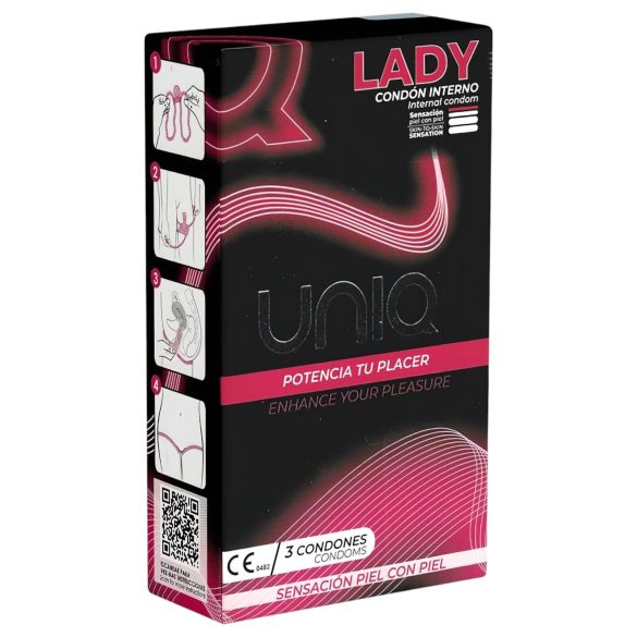 Uniq Lady - préservatifs pour femmes (3 pcs)