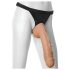 Doc Johnson Vac-U-Lock Hung 12 - réaliste avec testicules (naturel)