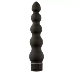   Doc Johnson - Black Magic 7 - vibromasseur anal rigide à 5 perles (noir)