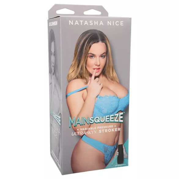 Doc Johnson Main Squeeze Natasha Nice - masturbateur vagin réaliste (couleur chair)