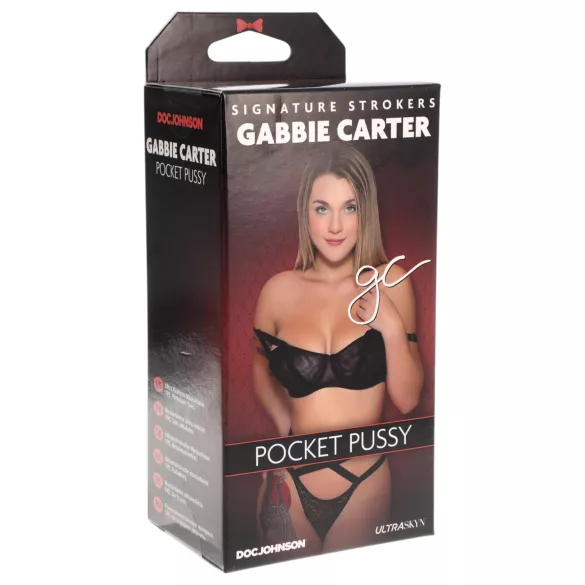 Doc Johnson Gabbie Carter - vagin réaliste Ultraskyn - couleur chair