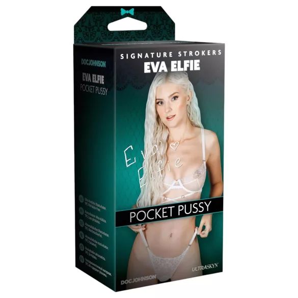 Doc Johnson Eva Elfie - vagin réaliste Ultraskyn - couleur chair