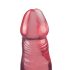 Crystal Jellies - anal dildo ventouse (rose)