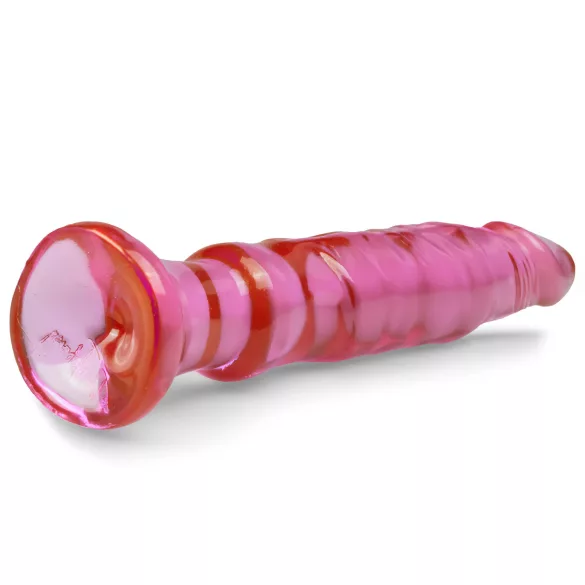 Crystal Jellies - godemichet anal avec ventouse (rose)