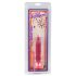 Dildo anal rose à ventouse Crystal Jellies