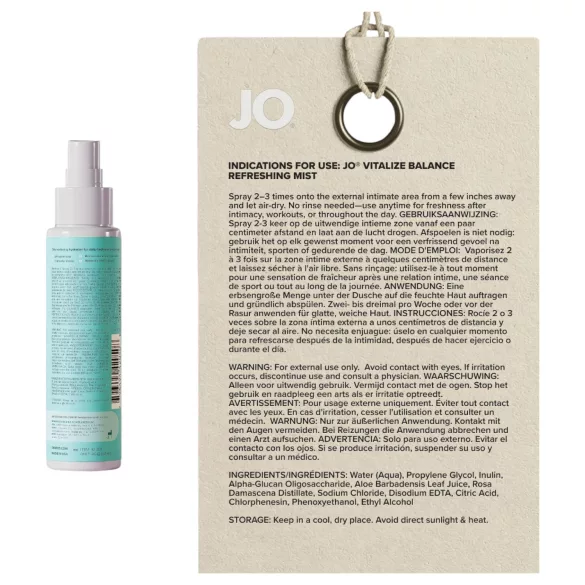 System JO Vitalize - Spray rafraîchissant intime (60 ml)