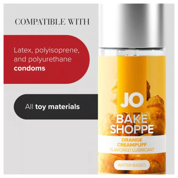 System JO Bake Shoppe - lubrifiant aromatisé, éclair (60 ml)