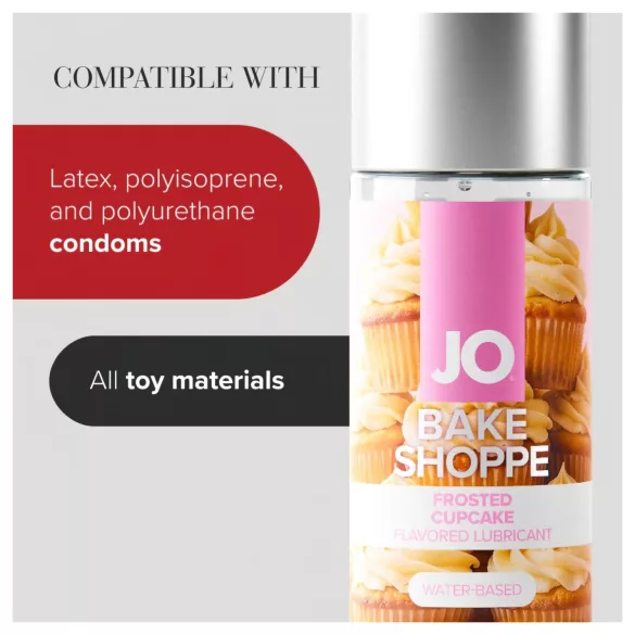 System JO Bake Shoppe - lubrifiant aromatisé goût muffin au glaçage (60 ml)