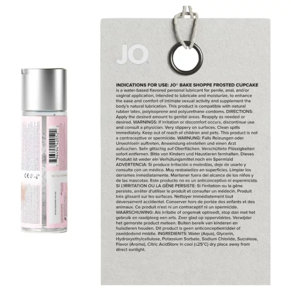 System JO Bake Shoppe - lubrifiant aromatisé goût muffin au glaçage (60 ml)