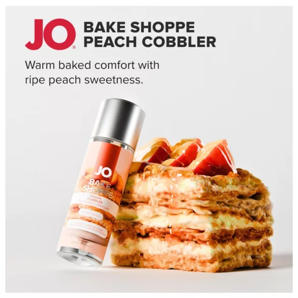 System JO Bake Shoppe - lubrifiant aromatisé, tarte à la pêche (60 ml)