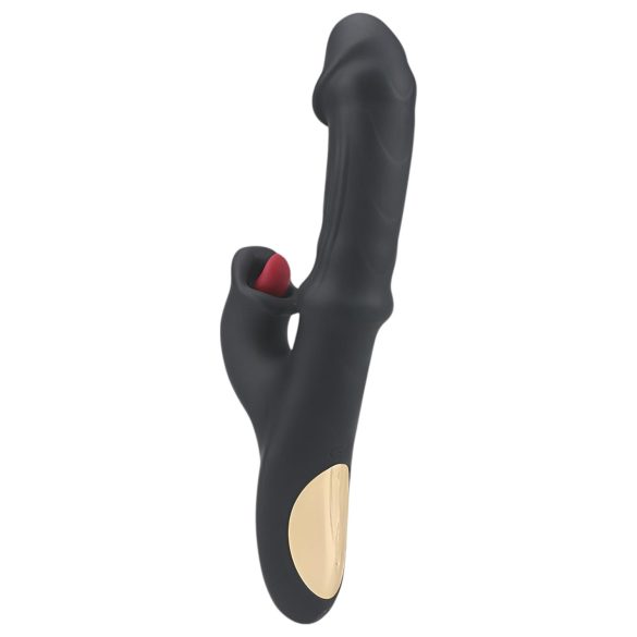 Wilson - vibromasseur stimulateur clitoridien à bras - silicone noir