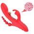 Bestoy - Vibromasseur à 3 branches avec languettes (rouge)