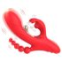 Bestoy - Vibromasseur à 3 branches avec languettes (rouge)