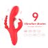 Bestoy - Vibromasseur à 3 branches avec languettes (rouge)