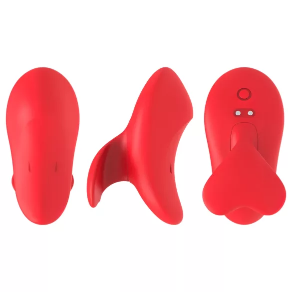 Bestoy - mini vibromasseur doigt rechargeable - silicone rouge