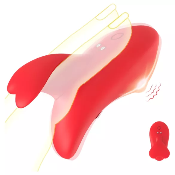 Bestoy - mini vibromasseur doigt rechargeable - silicone rouge