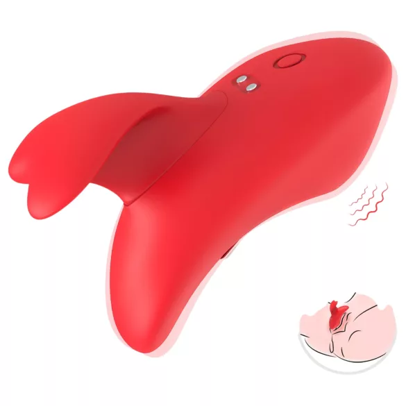 Bestoy - mini vibromasseur doigt rechargeable - silicone rouge