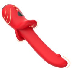 Bestoy - vibromasseur point G étanche - silicone rouge