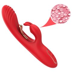   Bestoy - Vibrateur stimulateur point G et clitoris - silicone rouge