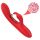Bestoy - Vibrateur stimulateur point G et clitoris - silicone rouge