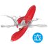 Bestoy - Stimulateur Vibrant Point G & Clitoridien (Rouge)