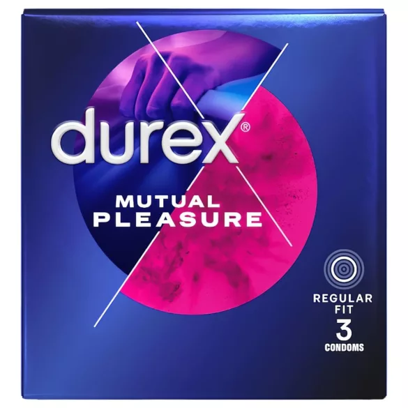 Durex Mutual Pleasure - préservatifs retardants (boîte de 3)