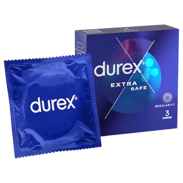 Durex Extra Safe - Préservatifs sûrs (3 pcs)