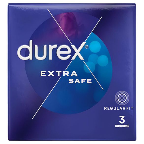 Durex Extra Safe - Préservatifs sûrs (3 pcs)
