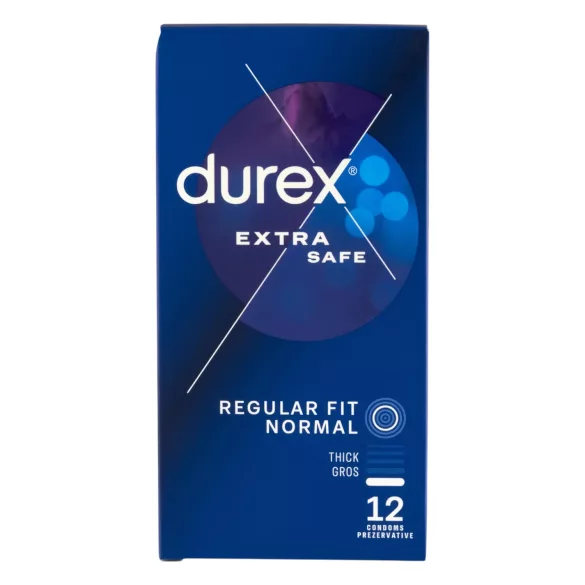 Durex Extra Safe - préservatifs sûrs (boîte de 12)
