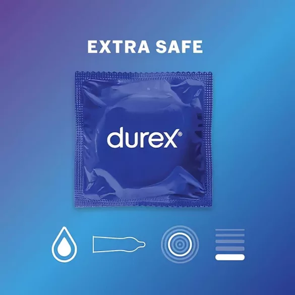 Durex Extra Safe - préservatifs sûrs (boîte de 12)