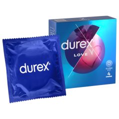 Durex Love - Préservatifs Close Fit (4 pièces)