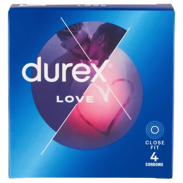 Durex Love - Préservatif close fit - Ajusté - 4 pièces