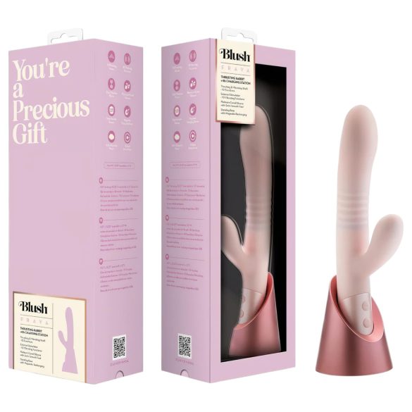 Blush Fraya – Vibromasseur à impulsions avec bras clitoridien (rose)