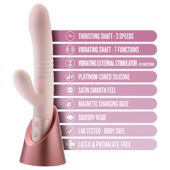 Blush Fraya - vibromasseur rabbit à pulsations - stimulation clitoridienne
