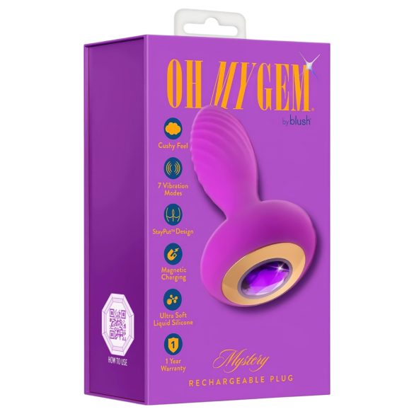 Oh My Gem - plug anal vibrant - pierre violette