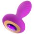 Oh My Gem – Plug anal vibrant avec pierre précieuse (violet)