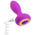 Oh My Gem – Plug anal vibrant avec pierre précieuse (violet)